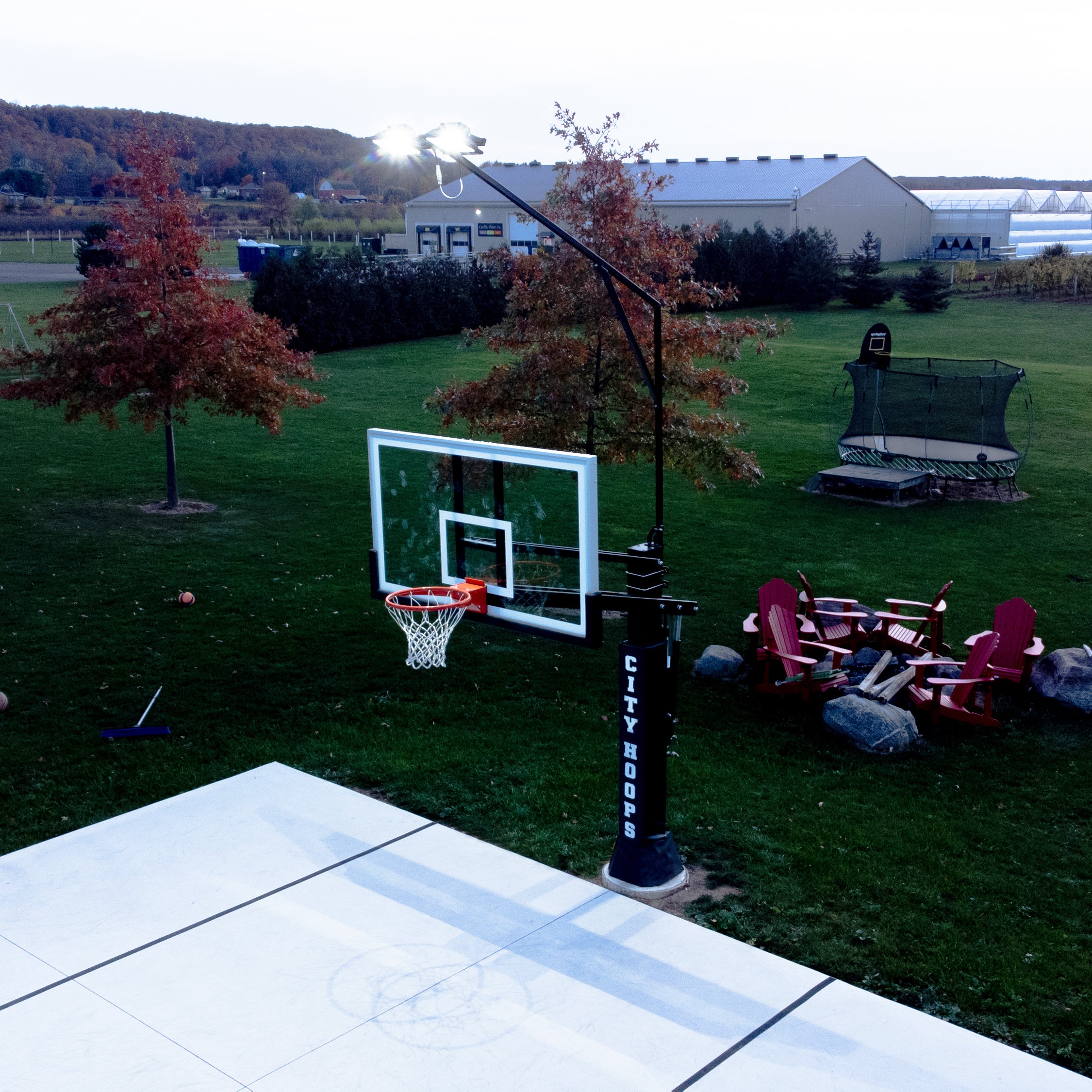 CITY HOOPS - Basketball Hoop LED Light - DIY Court Canada