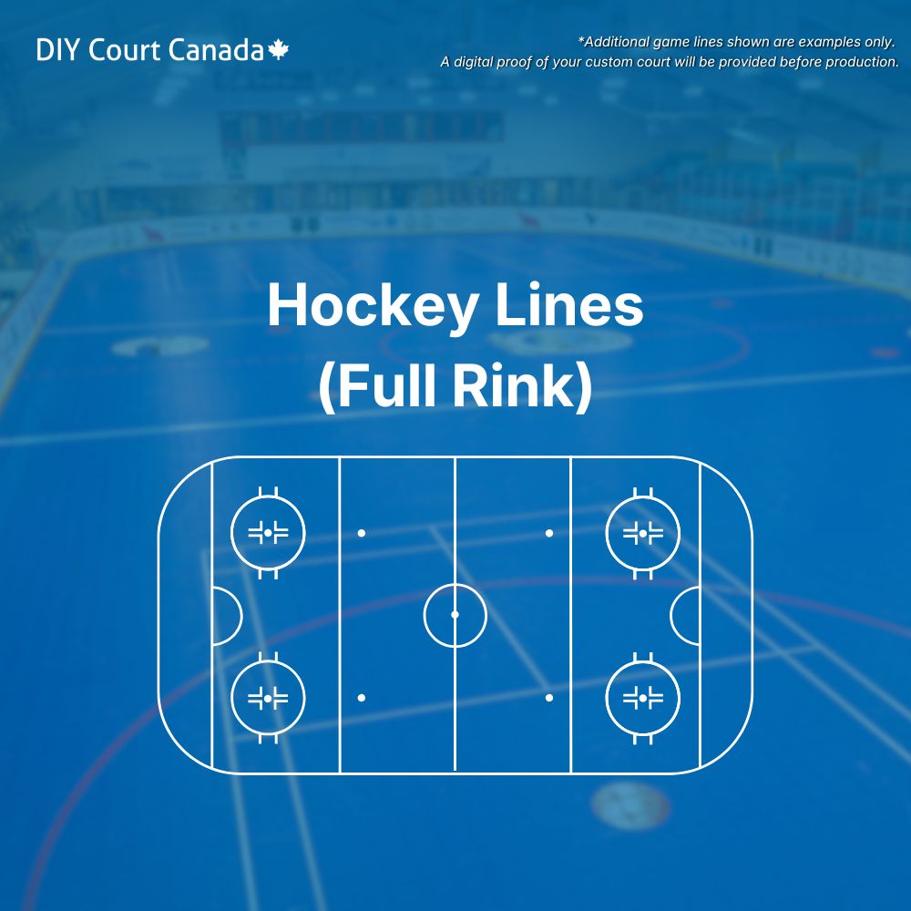 Hockey (FULL RINK) Lines