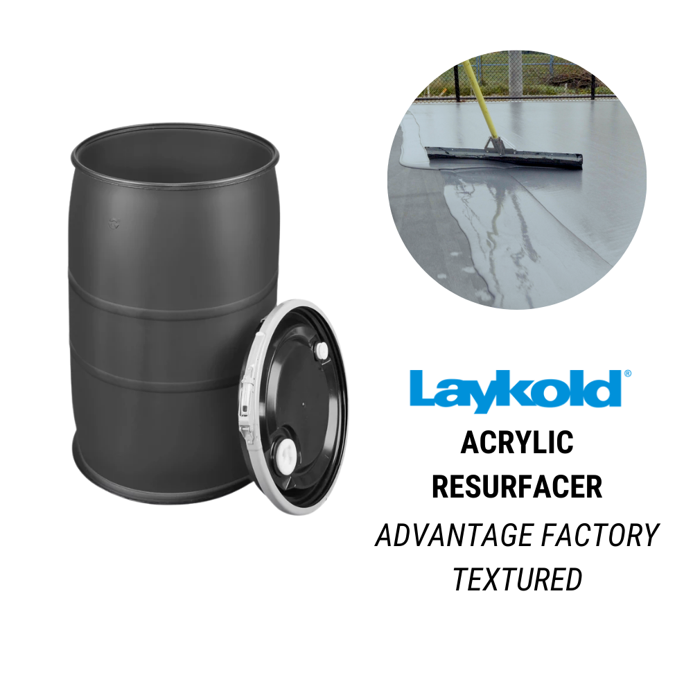 Laykold Advantage Acrylic Resurfacer - Black - Factory Textured (30-gal.)