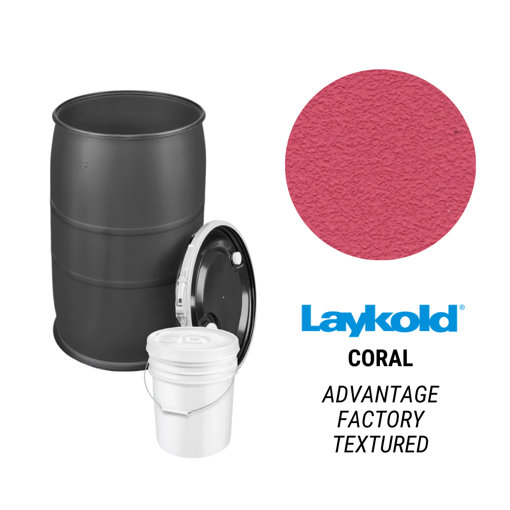 Laykold Advantage Colorcoat - Coral - Factory Textured