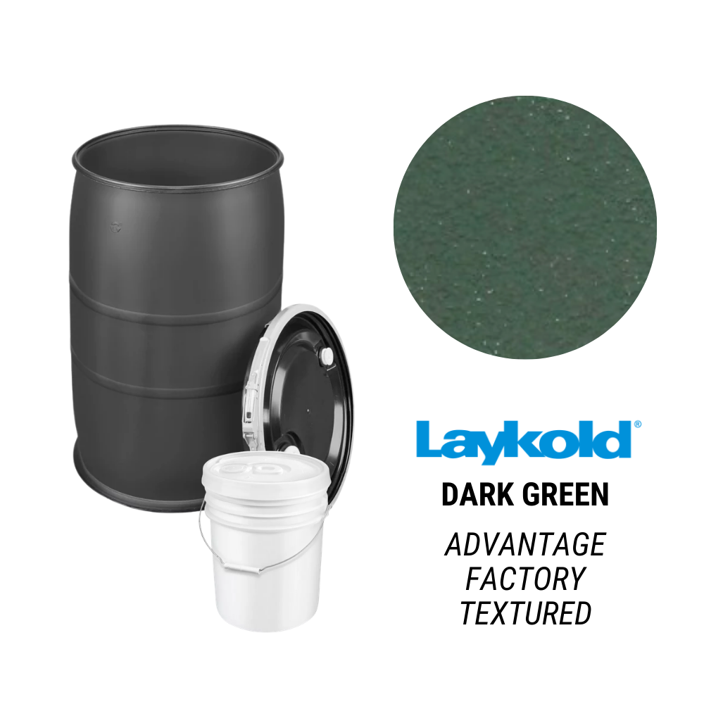 Laykold Advantage Colorcoat - Dark Green - Factory Textured