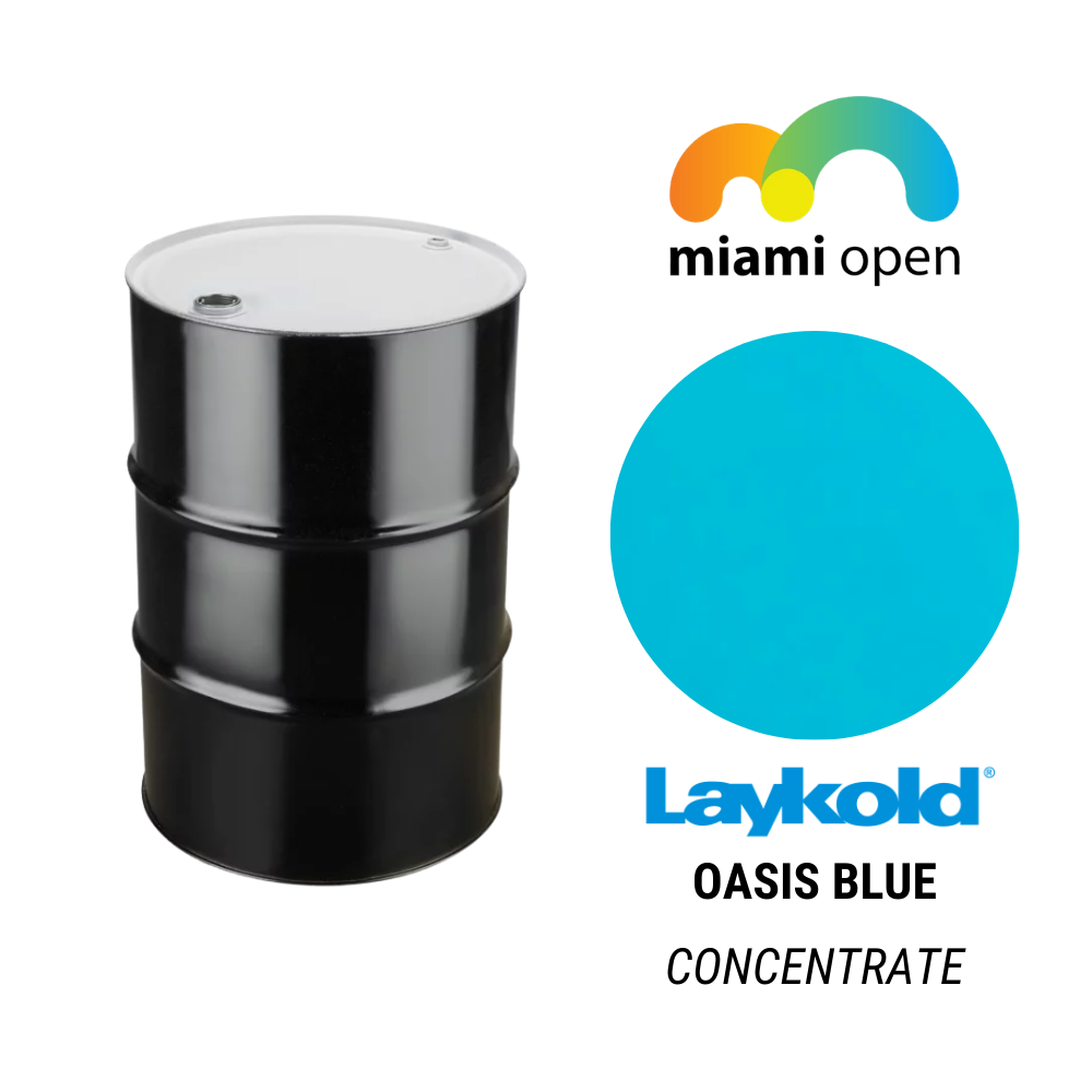 Laykold Colorcoat - Official Miami Open Oasis Blue