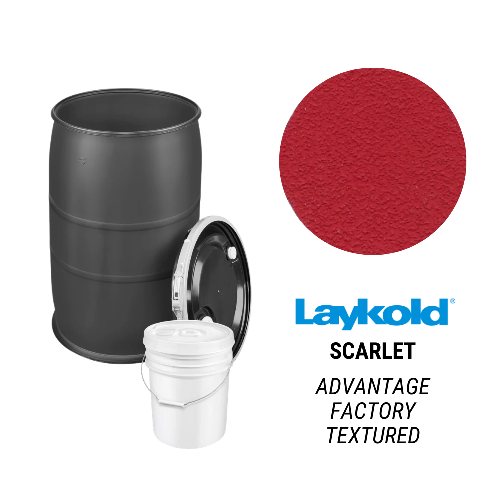 Laykold Advantage Colorcoat - Scarlet - Factory Textured