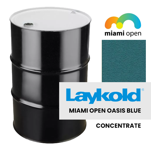 Laykold Colorcoat - Official Miami Open Oasis Blue - DIY Court Canada