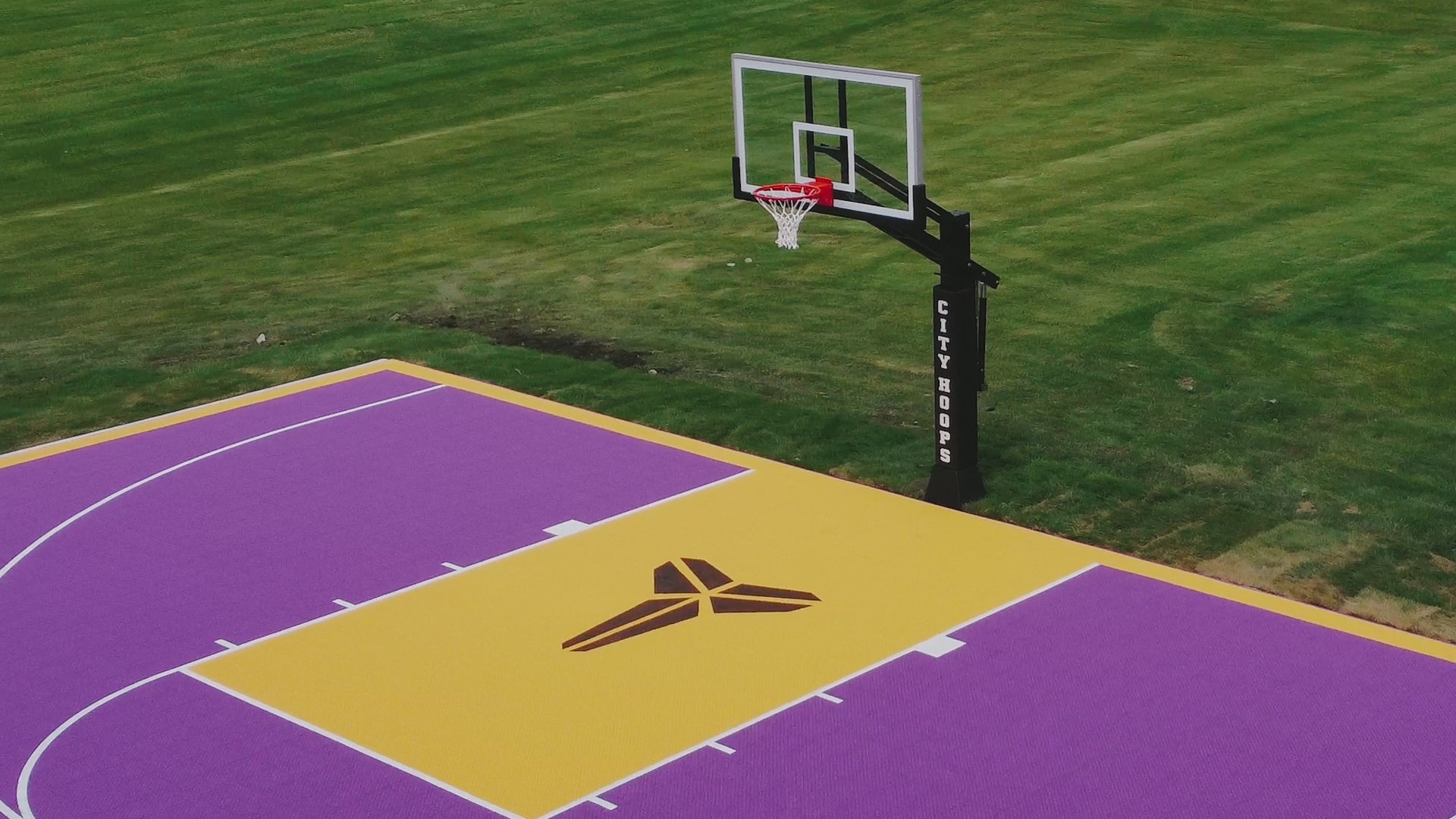 Load video: DIY Court Canada Custom Courts For All Sports Professional install