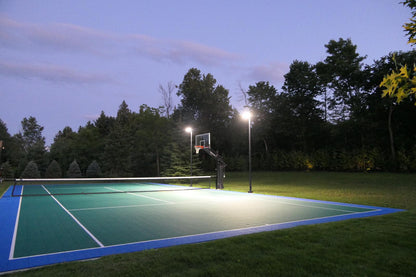 LED Light System - 15ft Pole & Dual LED Fixture - DIY Court Canada