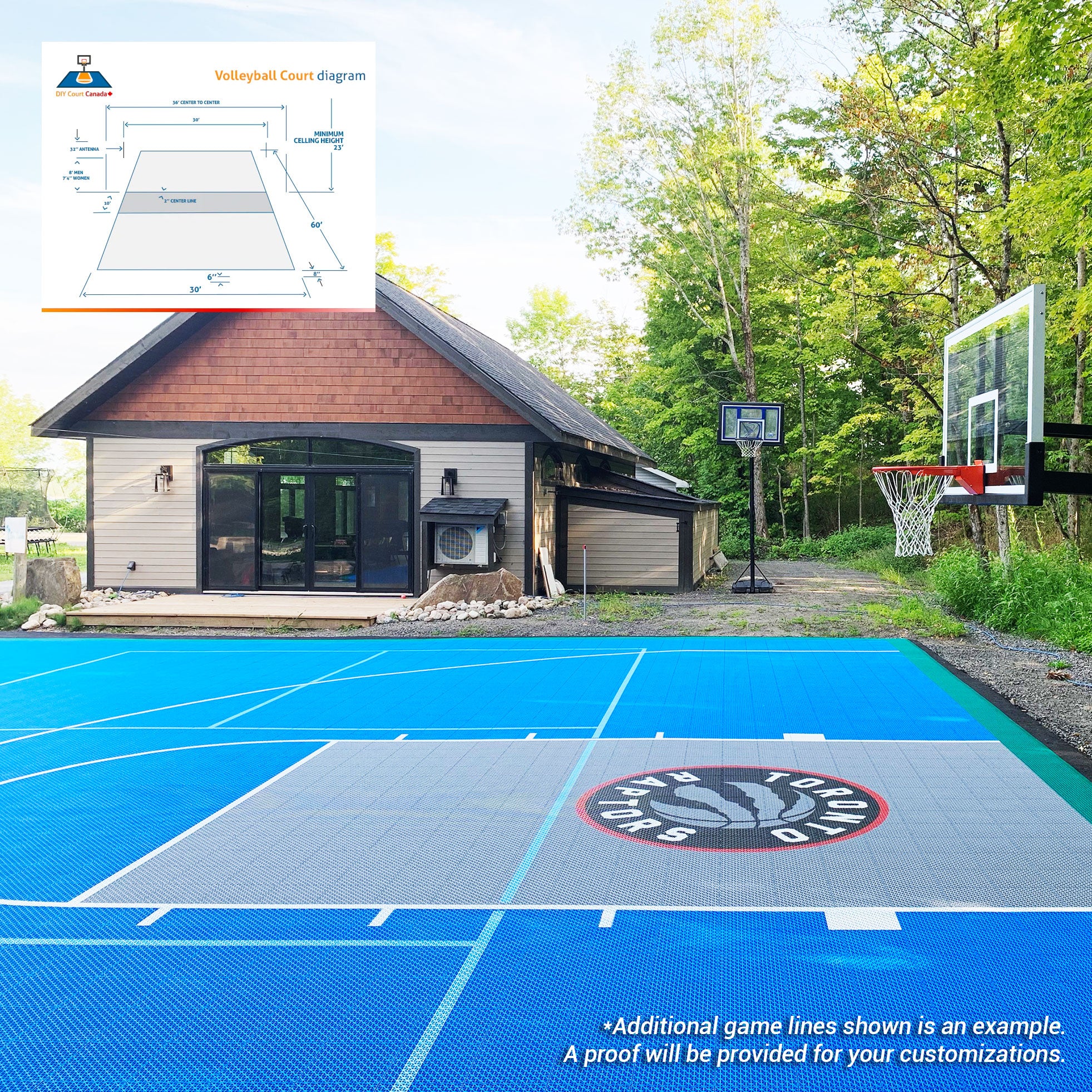Volleyball Lines - DIY Court Canada