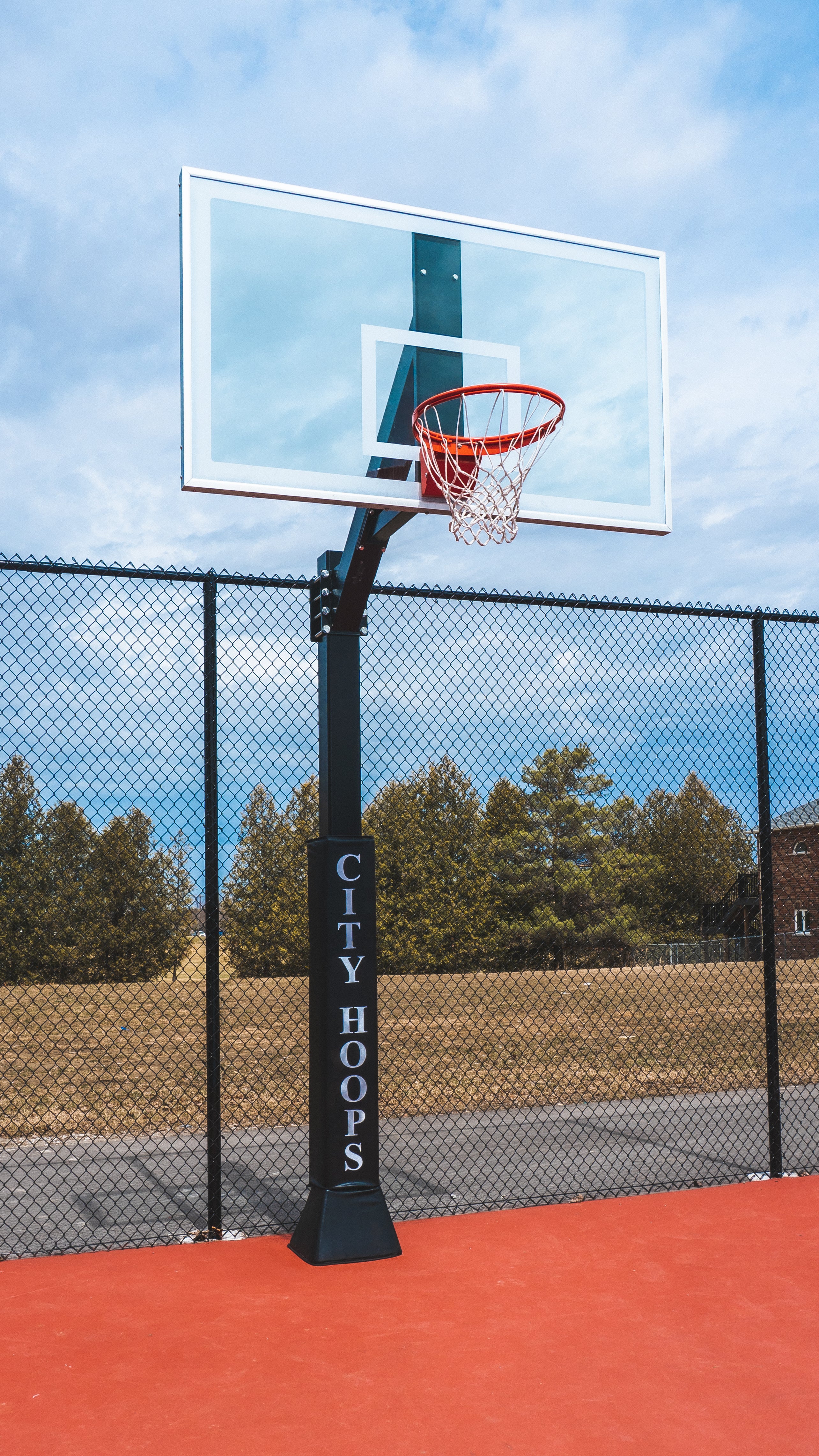 CITY HOOPS - Fixed Height Basketball Hoop - DIY Court Canada