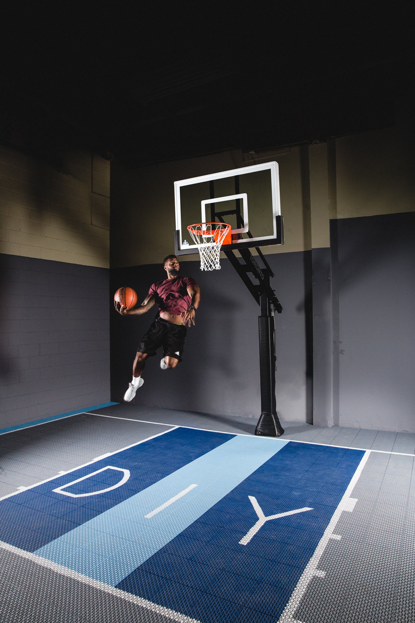 Basketball Court Kit - Half Court 30'9" x 28'2" (H4) - DIY Court Canada