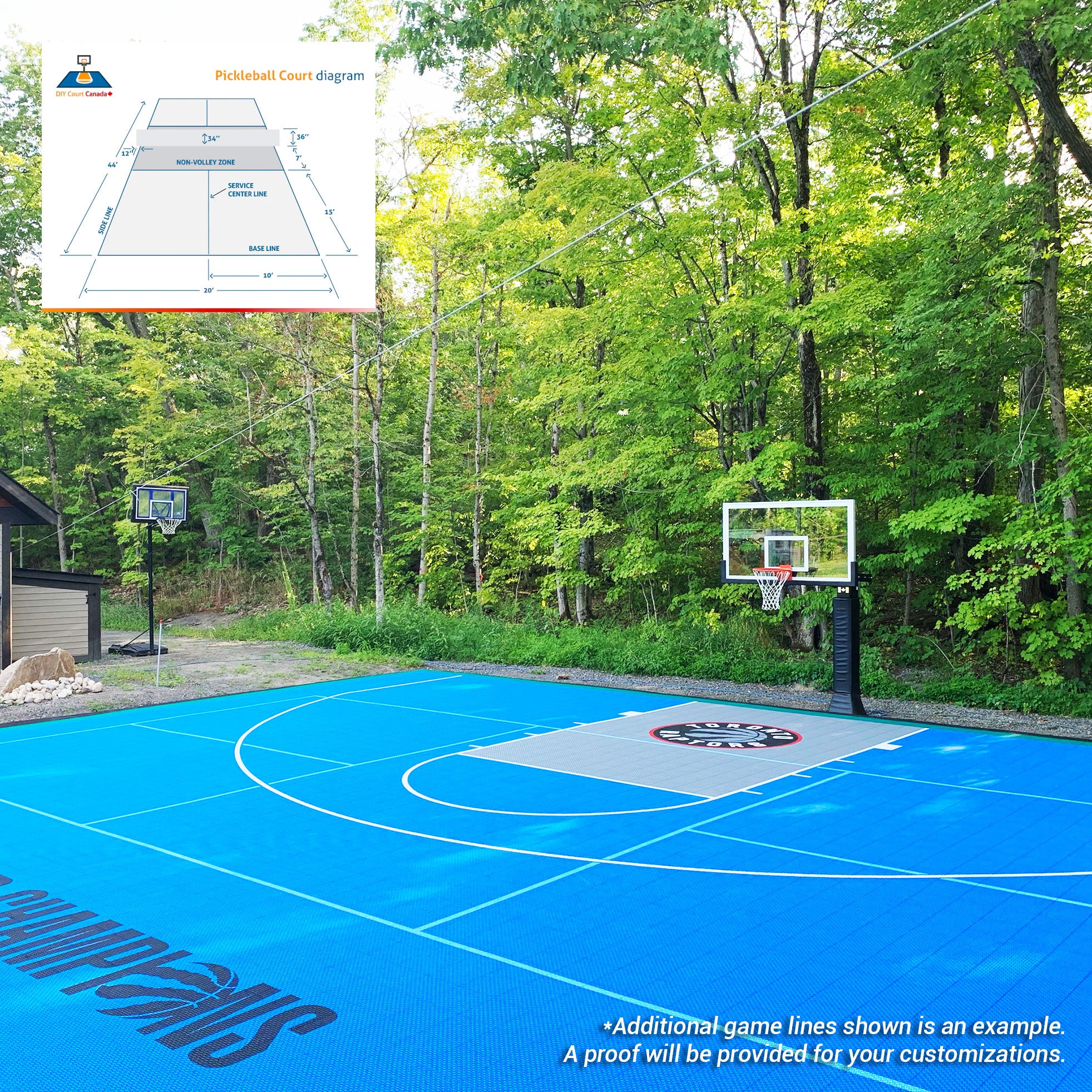Pickleball Lines - DIY Court Canada