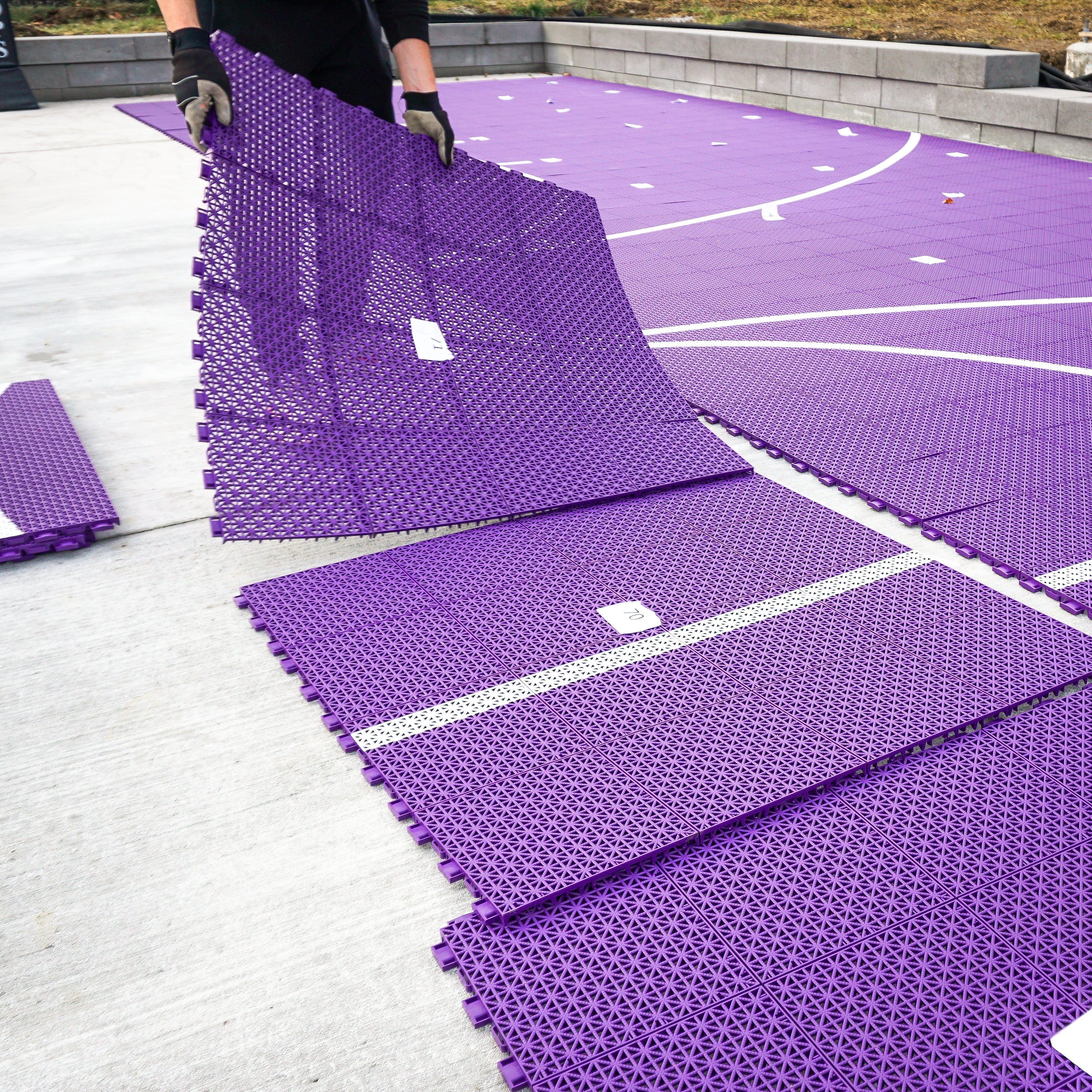 Installation - VersaCourt Surface - (Cost per sq. ft.) - TORONTO Area - DIY Court Canada