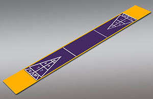 Shuffleboard Court Kit - Single 7'1" x 51'10" (S12) - DIY Court Canada
