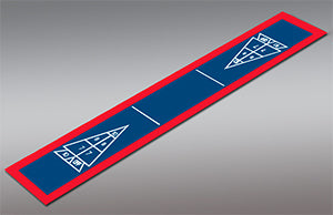 Shuffleboard Court Kit - Single 7'11" x 51'10" (S13) - DIY Court Canada