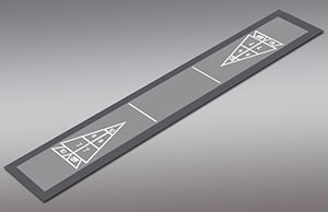 Shuffleboard Court Kit - Single 8'9" x 51'10" (S14) - DIY Court Canada