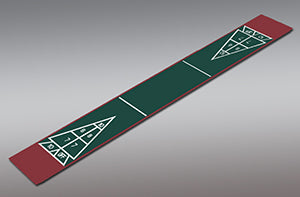 Shuffleboard Court Kit - Single 7'1" x 47'7" (S7) - DIY Court Canada
