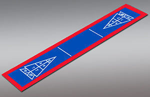 Shuffleboard Court Kit - Single 8'9" x 47'7" (S9) - DIY Court Canada