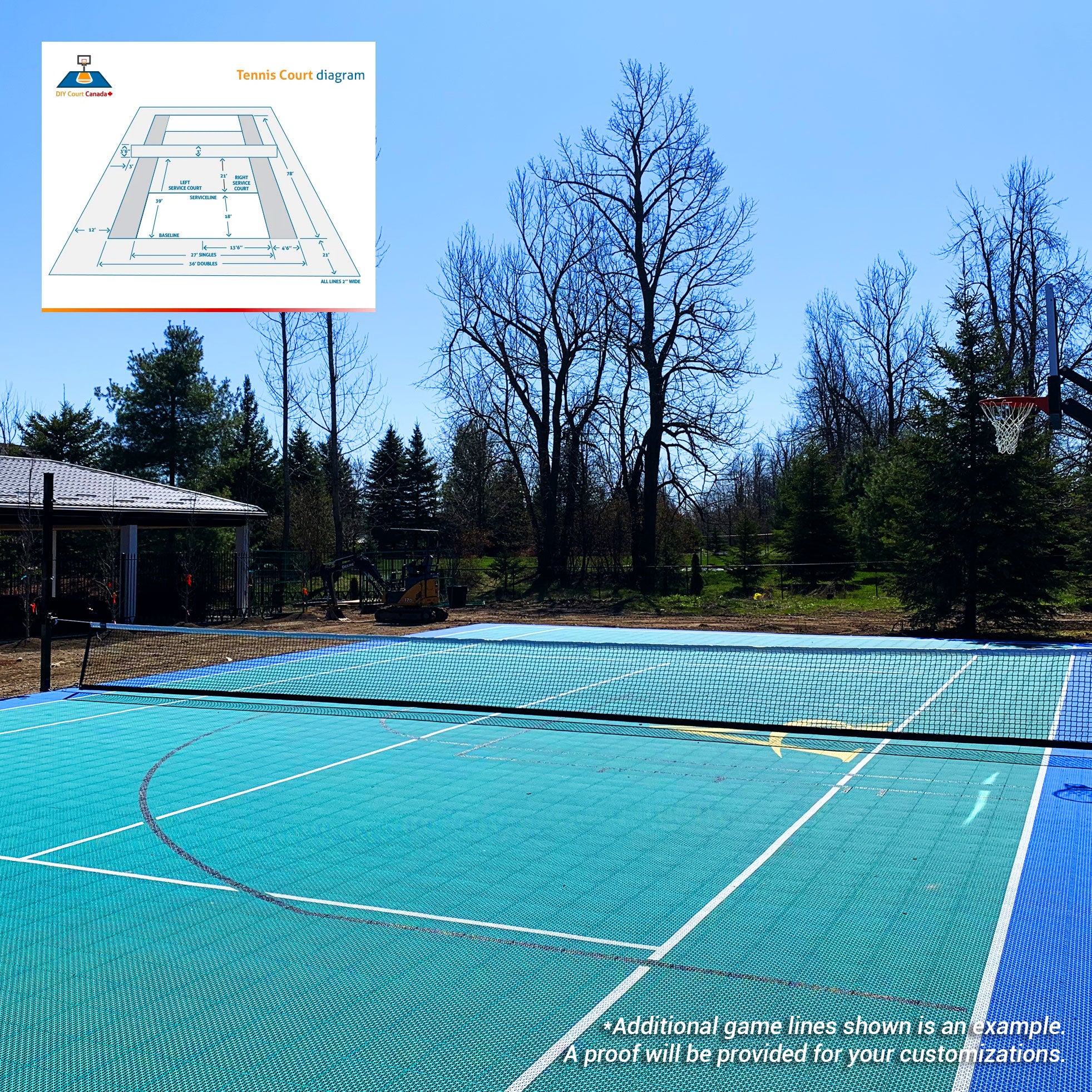 Tennis Lines - DIY Court Canada