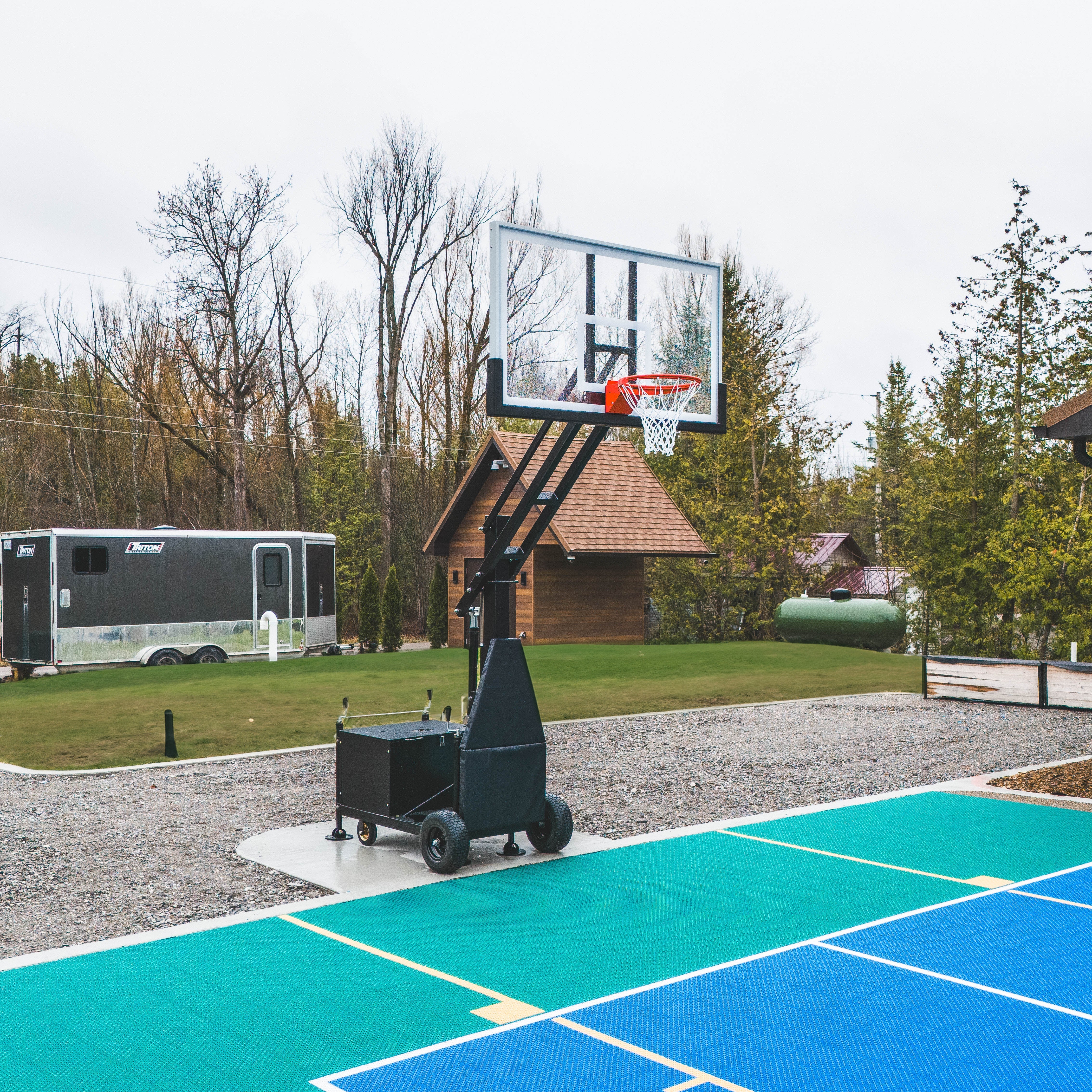 Portable Height Adjustable Hoops
