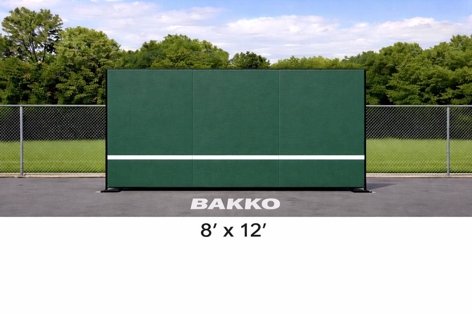 Bakko Backboard - Tennis Court Training Rebounder Wall (6 sizes available)