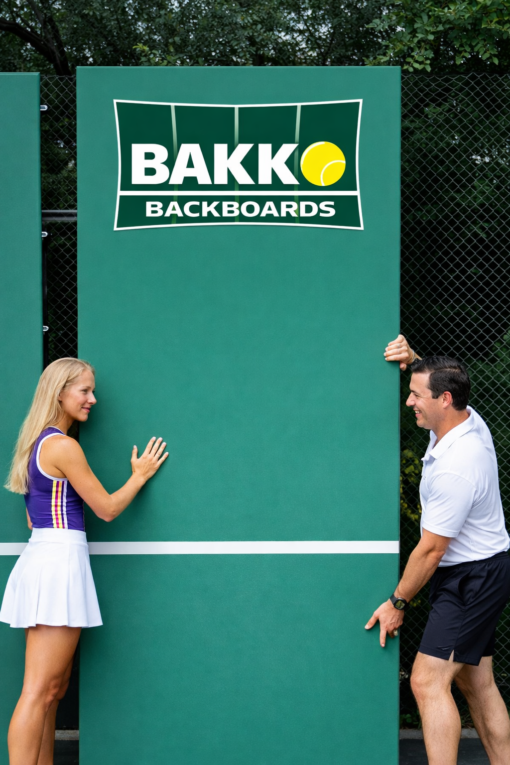 Bakko Backboard - Tennis Court Training Rebounder Wall (6 sizes available)