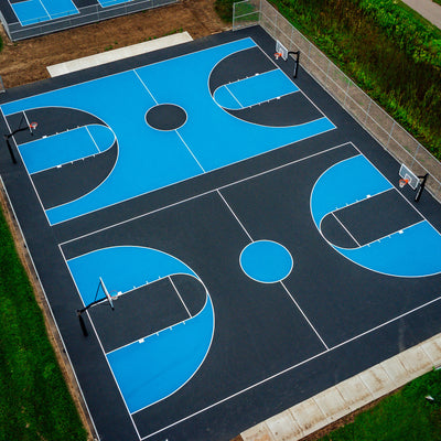 CITY HOOPS - Gooseneck+ Basketball Hoop - DIY Court Canada