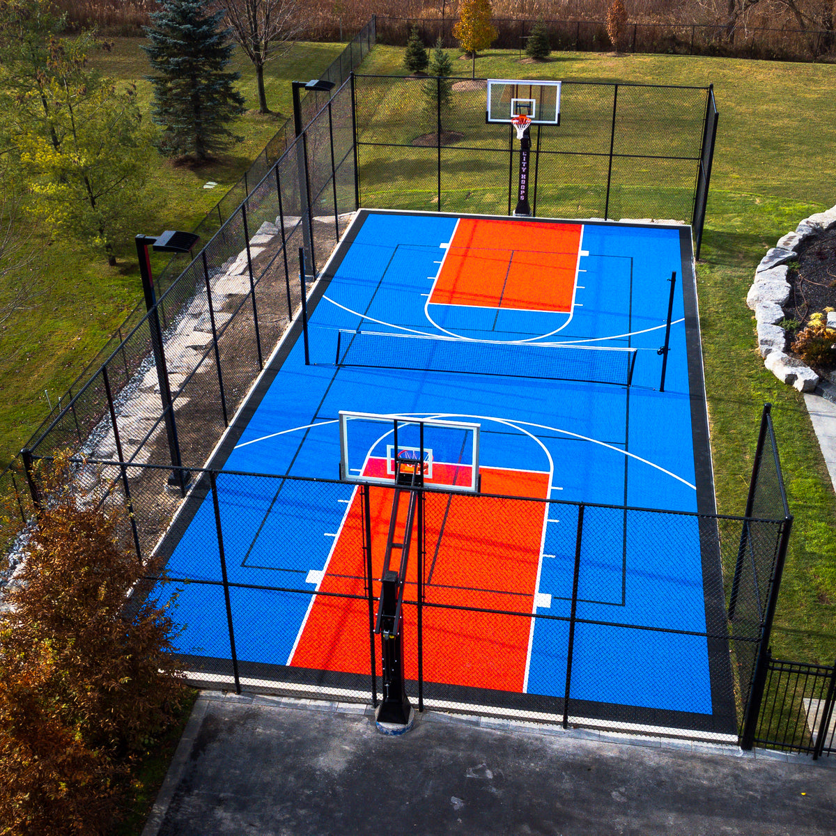 EIGHTYNINE Sports - Multi-Sport Adjustable Net System - (24' - 34' Post Separation)