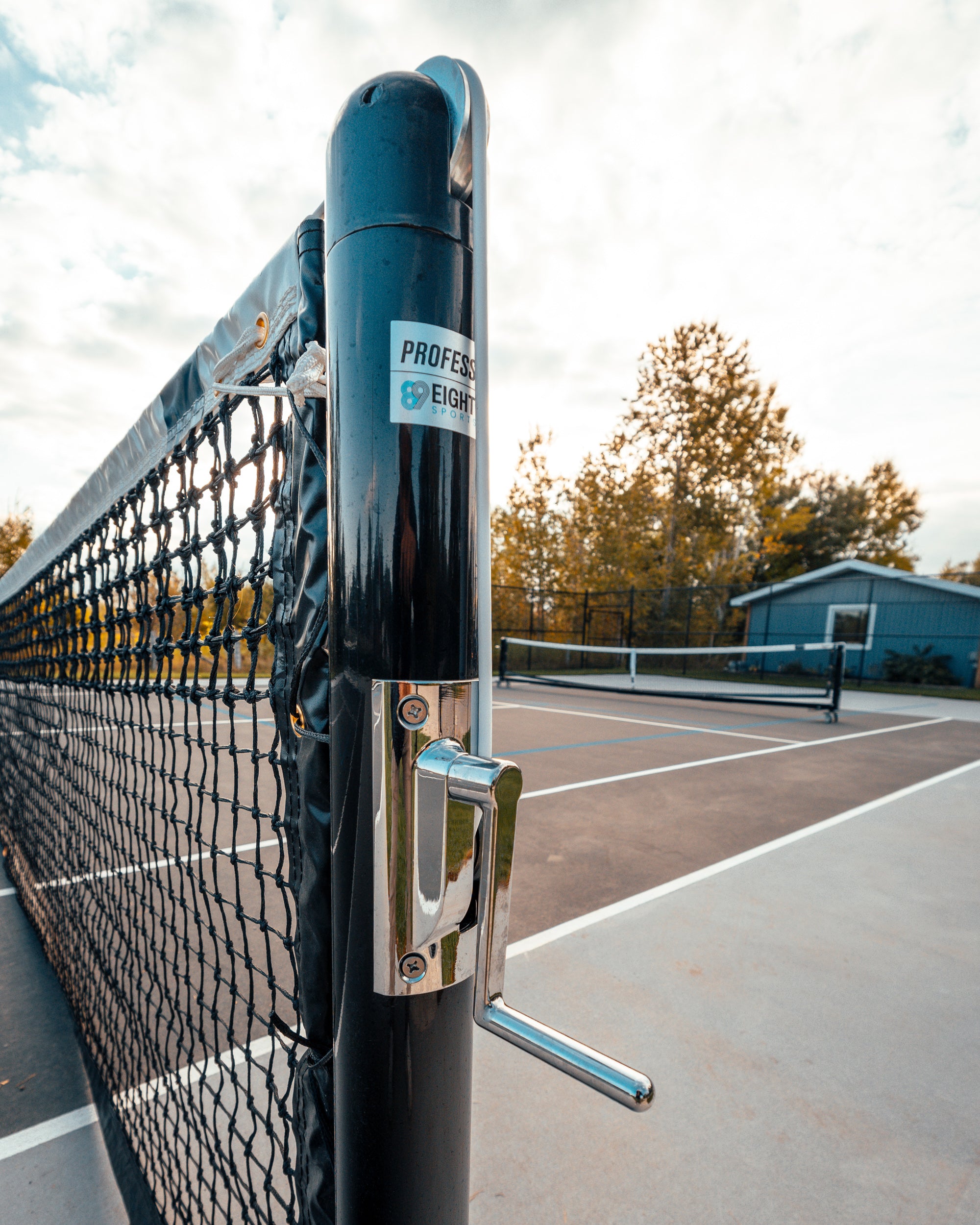 EIGHTYNINE Sports - Professional Tennis Posts - 3" Diameter - In-Ground