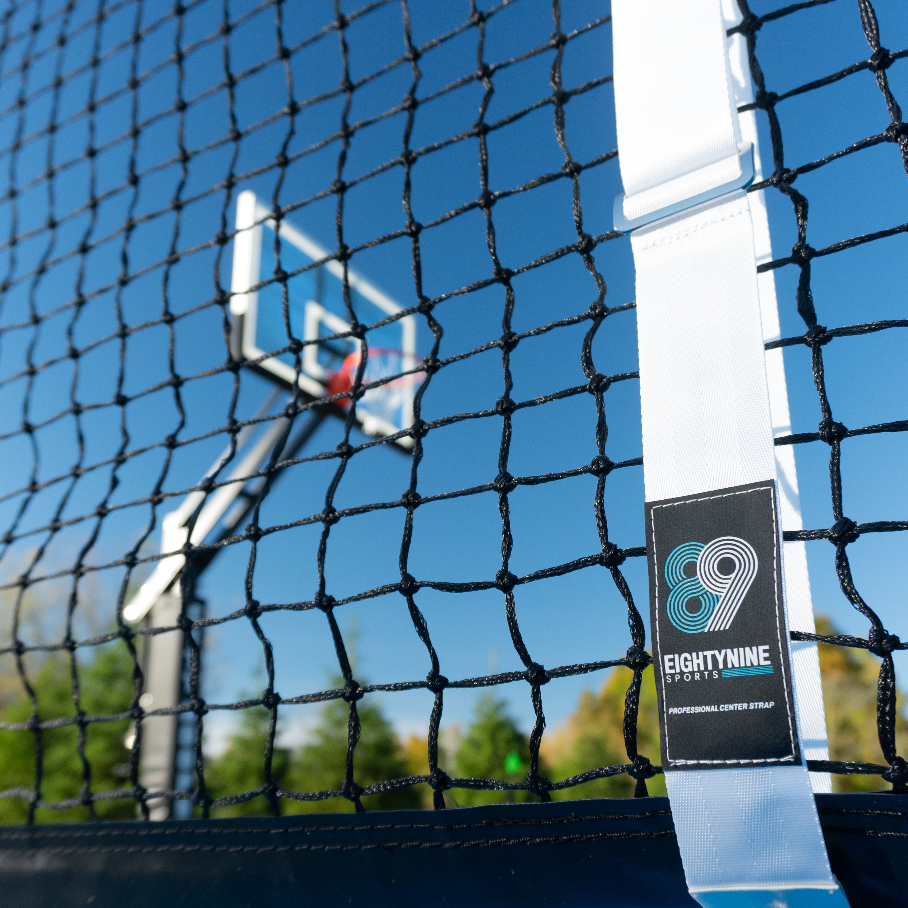 EIGHTYNINE Sports Center Strap (Adjustable) For Tennis & Pickleball Net