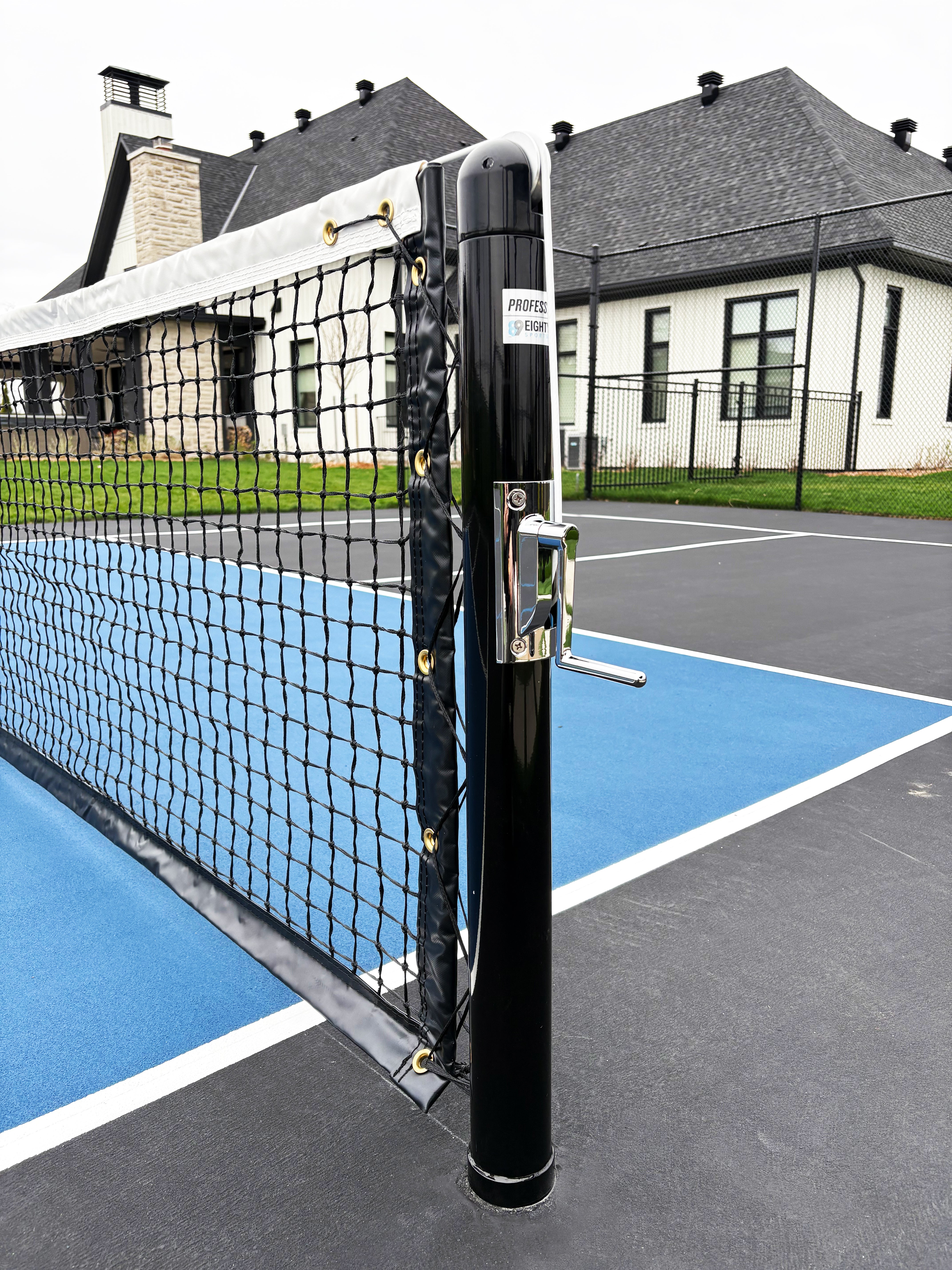 EIGHTYNINE Sports - Professional Pickleball Posts - 3" Diameter, In-Ground