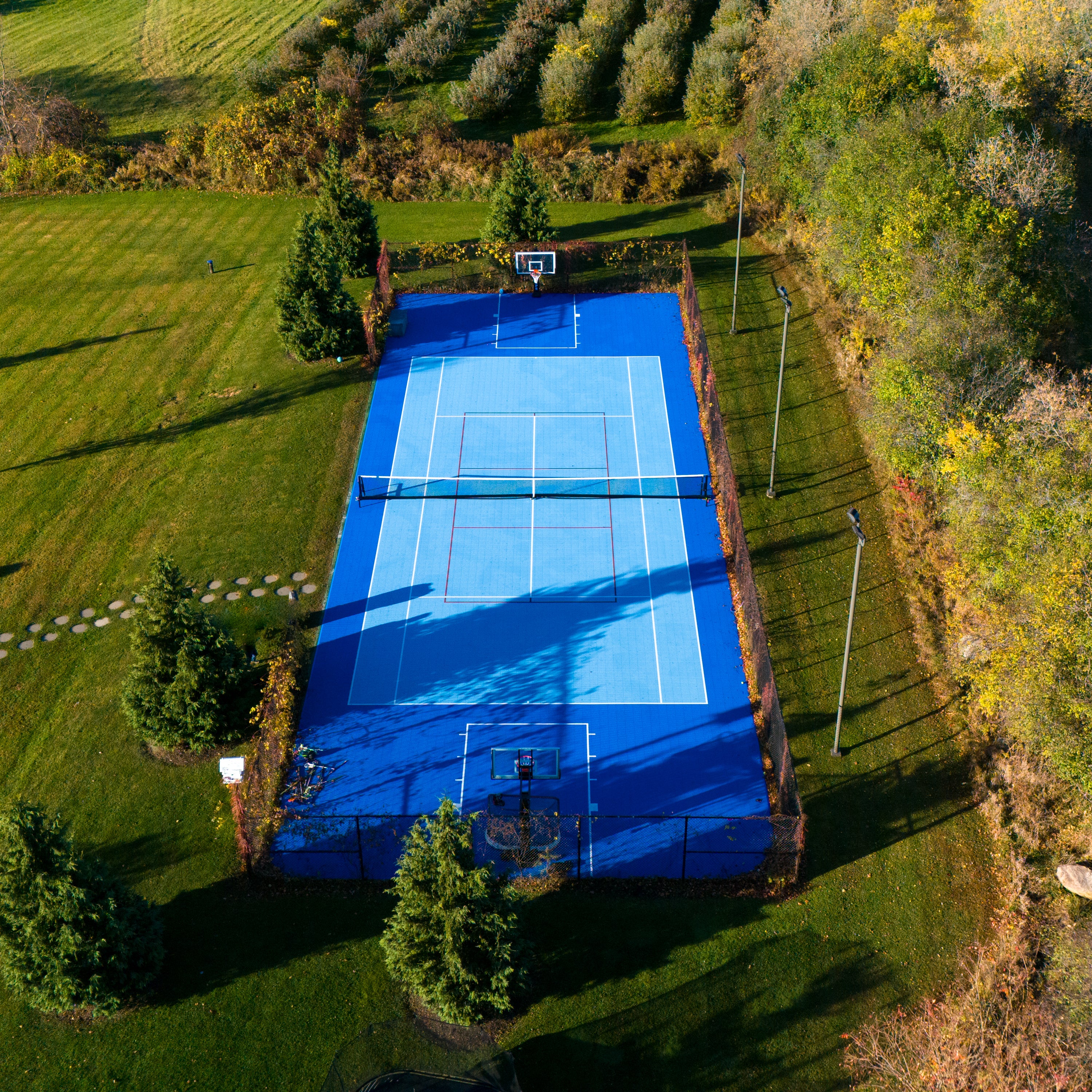 Tennis Court Kit - 59'5" x 120'2" (T16) - DIY Court Canada