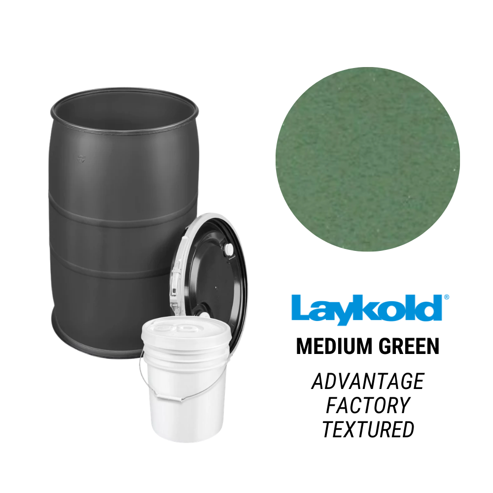 Laykold Advantage Colorcoat  - Medium Green - Factory Textured