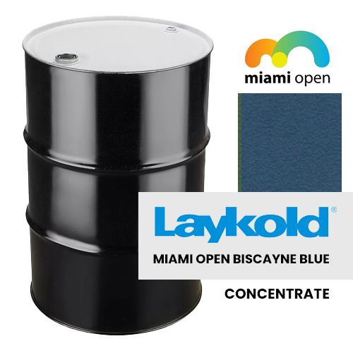 Laykold Colorcoat - Official Miami Open Biscayne Blue - DIY Court Canada