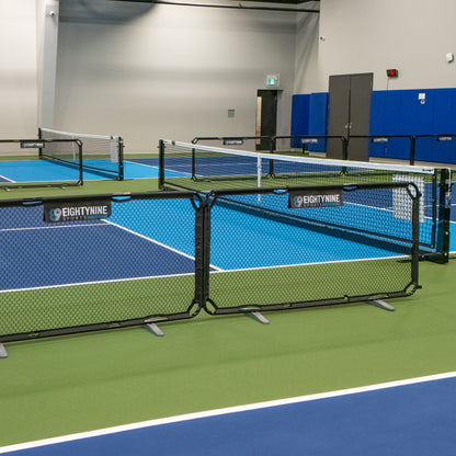 EIGHTYNINE Sports - Portable Pickleball Court Divider Panels (5 Pack: 71.5" Per Panel - 30 Linear Feet)