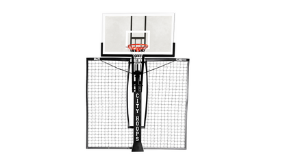 CITY HOOPS - Basketball Backstop Netting System - DIY Court Canada
