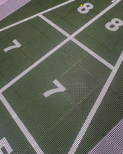 Shuffleboard Court Kit - 8'4" x 41'4" | HEXPRO Sport Tile (SC2)