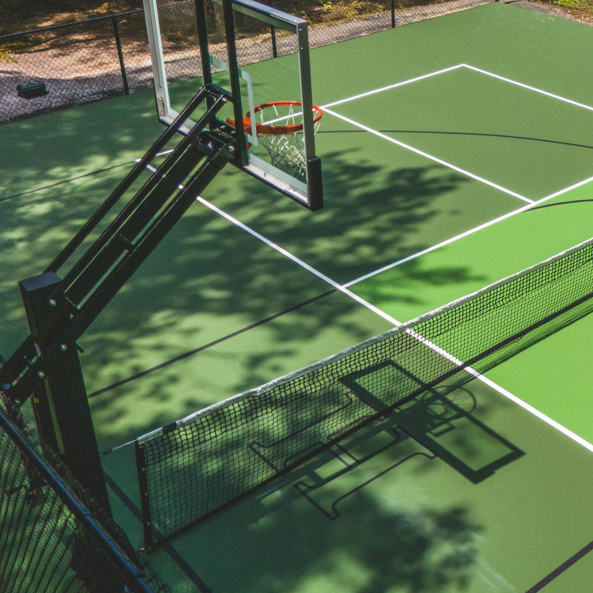 EIGHTYNINE Sports - Multi-Sport Adjustable Net System - Single Post (24' - 34' Post Separation)