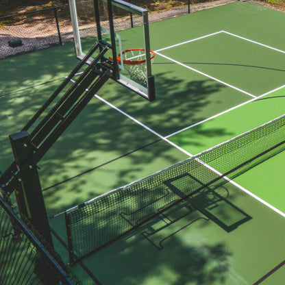 EIGHTYNINE Sports - Multi-Sport Adjustable Net System - Single Post (24' - 34' Post Separation)