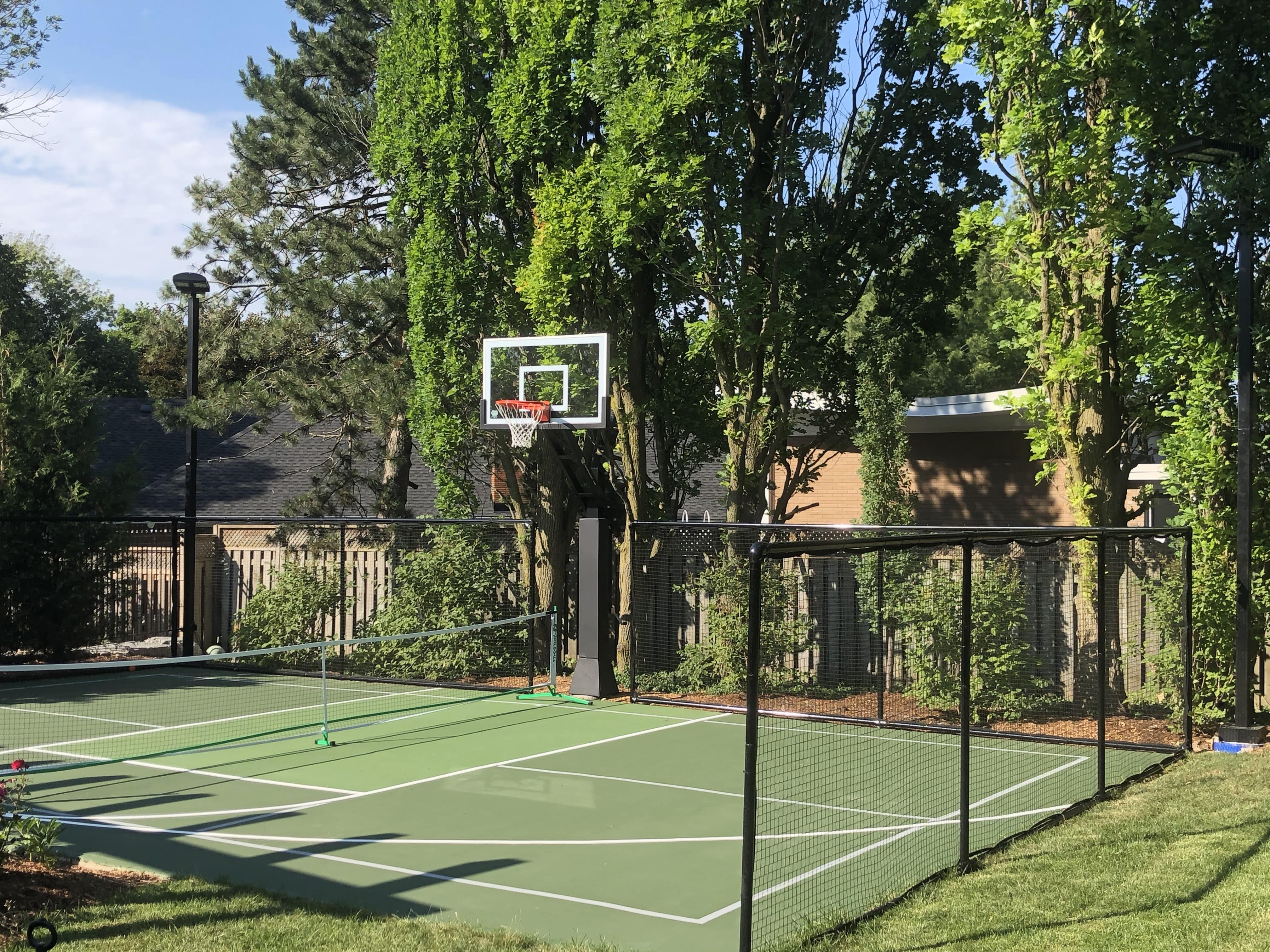 Ball Containment Soft Fence - 4' High (Cost per ln. ft.) - DIY Court Canada