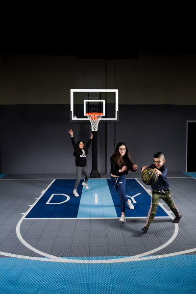 Basketball Court Kit - Half Court 25'8" x 25'8" (H2) - DIY Court Canada