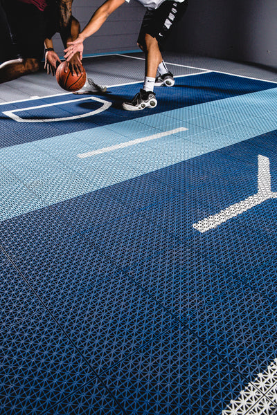 Basketball Court Kit - Full Court 44'3" x 75'6" (F12) - DIY Court Canada