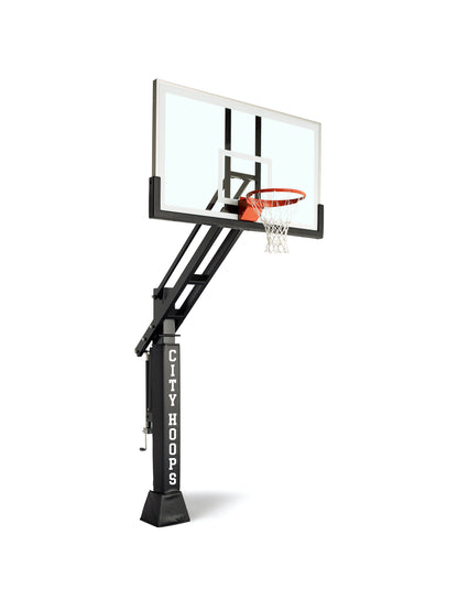 CITY HOOPS - Platinum Basketball Hoop - DIY Court Canada