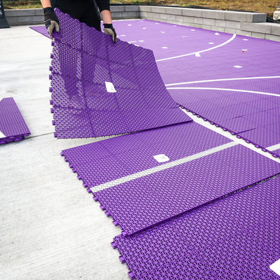 Installation - VersaCourt Surface - (Cost per sq. ft.) - TORONTO Area - DIY Court Canada