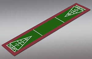 Shuffleboard Court Kit - Single 7'11" x 41'8" (S3) - DIY Court Canada